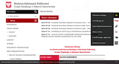 Desktop Screenshot of bip.makowmazowiecki.pl
